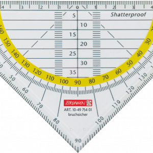 Geodreieck Brunnen 4975401 16cm bruchsicher