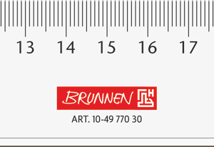 Lineal Brunnen 49770 30 cm klar